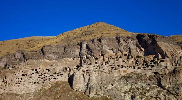 The stunning cave city of Vardzia was carved into the cliffs during the 12th century AD.