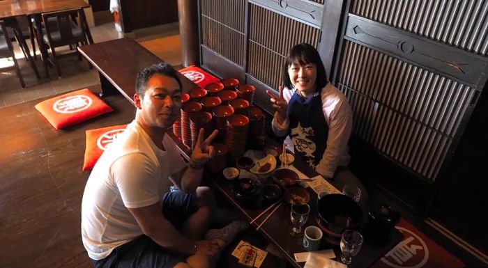 This man managed to devour 111 bowls of wanko soba in a single sitting.