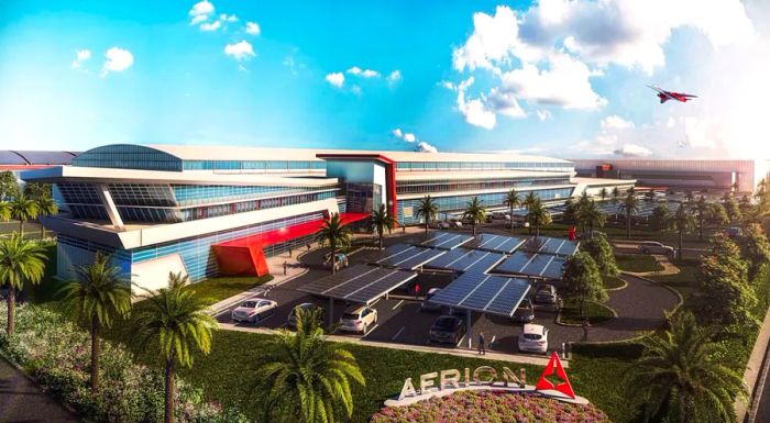 Construction has begun on Aerion Park, the new headquarters for Aerion in Florida.