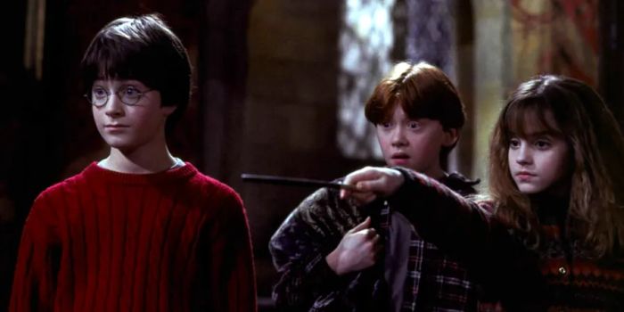 The book 'Harry Potter and the Sorcerer’s Stone' was adapted into a film in 2001.