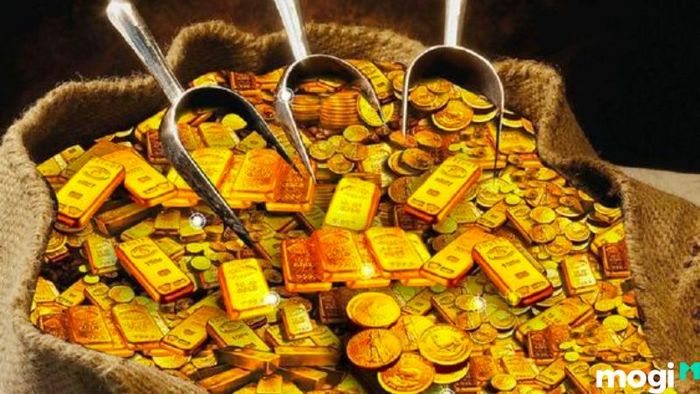 Mơ thấy nhặt được vàng