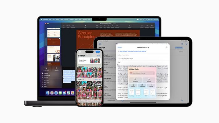Apple Intelligence đem lại nhiều tính năng ấn tượng cho người dùng iPhone, iPad và Mac. Nguồn: Apple