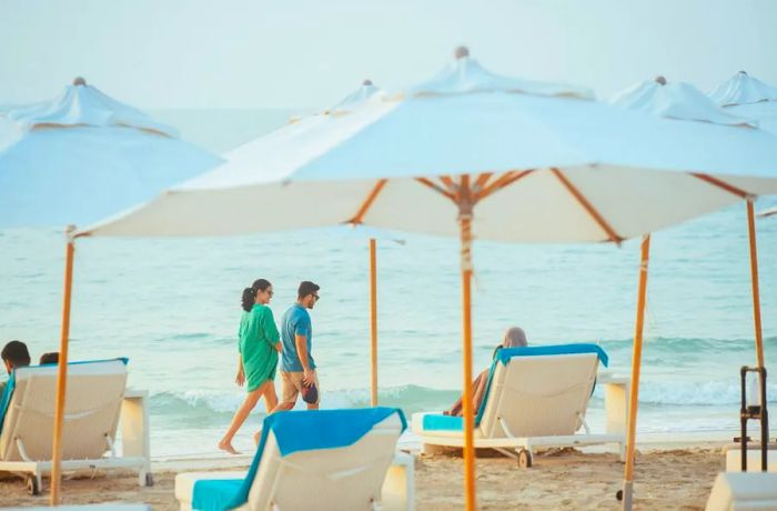 Saadiyat Beach Club is located on a pristine Blue Flag beach.