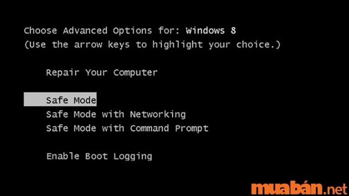 Gỡ bỏ phần mềm gây xung đột trong chế độ Safe Mode