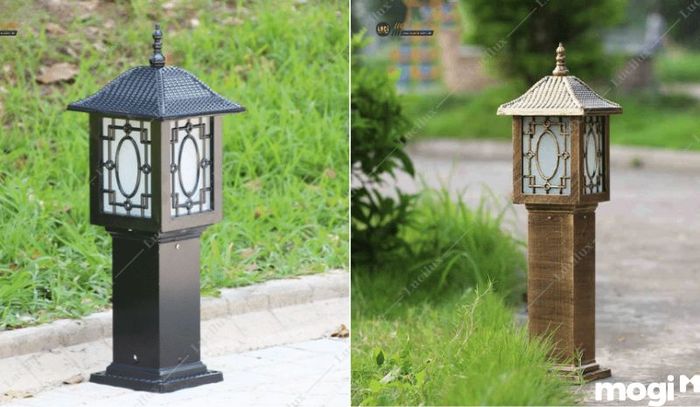 Màu sắc, kích thước và công suất của đèn chiếu sáng sân vườn
