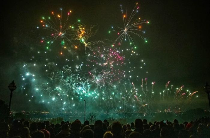 In 2021, crowds gathered at Alexandra Palace in London to enjoy a spectacular firework display as part of the Guy Fawkes Night celebrations.