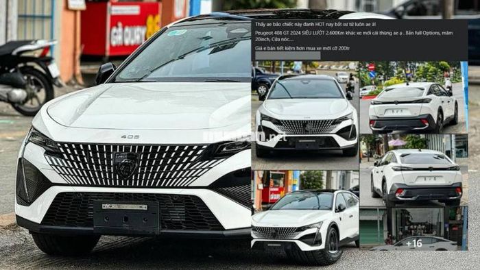Hầu hết các chiếc Peugeot 408 cũ trên thị trường đều là xe lướt và vẫn rất đẹp