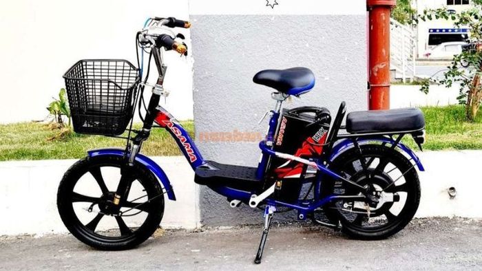 Mẫu xe đạp điện Asama cũ có giá dưới 5 triệu đồng hiện đang được bán trên thị trường – Nguồn: Internet