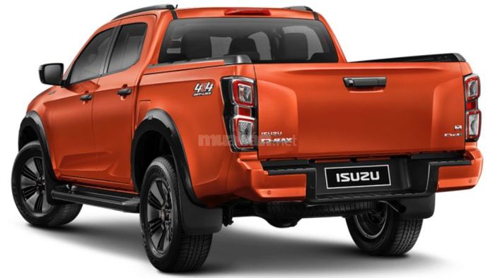 Đuôi xe Isuzu D-Max 2023 mang nhiều đường nét thiết kế hiện đại và tinh tế.