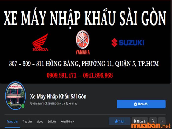 Xe máy nhập khẩu tại Sài Gòn