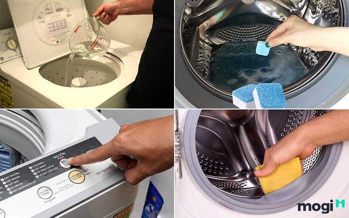 Vệ sinh máy giặt định kỳ tại nhà