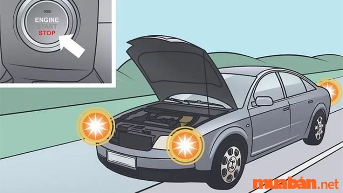Đèn cảnh báo dừng lại ngay: Đèn này bật sáng yêu cầu bạn dừng xe lại ngay lập tức vì có vấn đề nghiêm trọng.