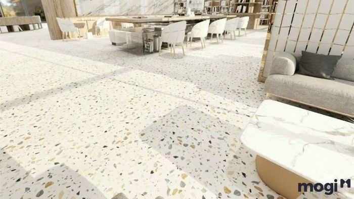Gạch vân đá mang lại vẻ đẹp tựa như đá tự nhiên, nhưng với mức giá phải chăng hơn rất nhiều.