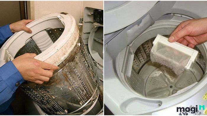 vệ sinh máy giặt tại nhà đều đặn
