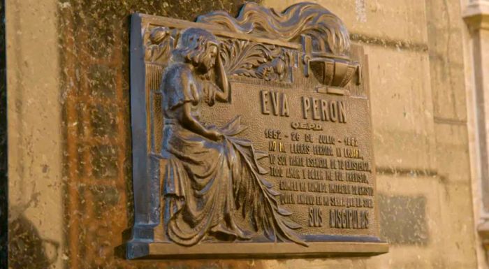 The family tomb of Eva Perón.