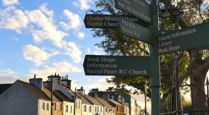 People from all over the world visit Wigtown to experience its unique charm.