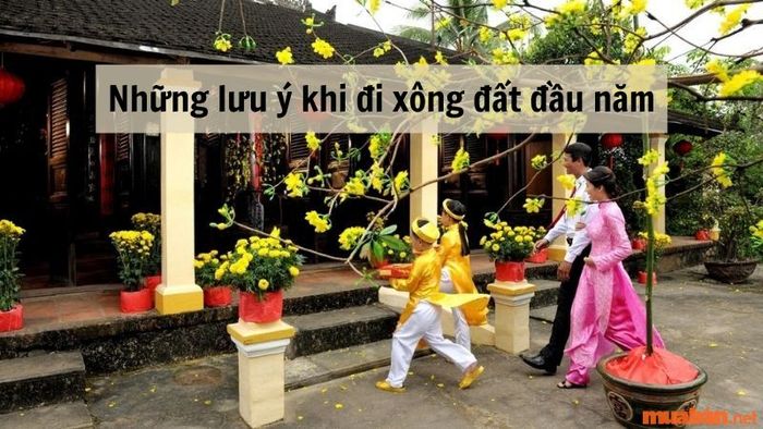 Những điều cần lưu ý khi đi xông đất đầu năm