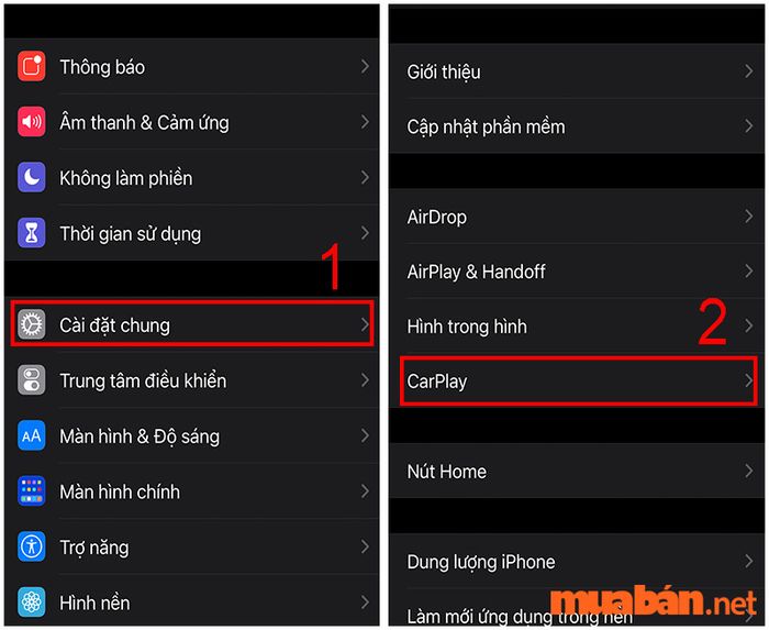 Hướng dẫn kết nối Apple CarPlay