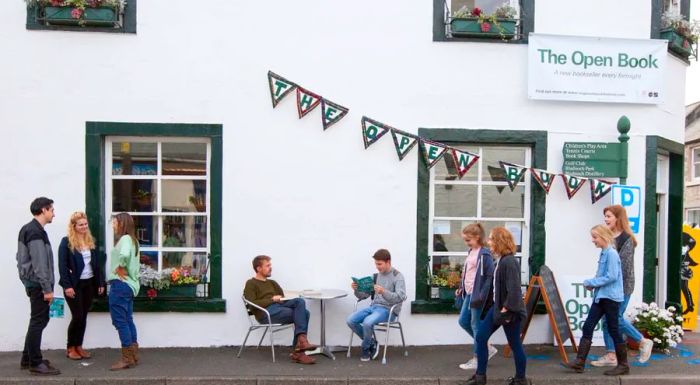 Guests who visit Wigtown quickly become part of its tight-knit community.