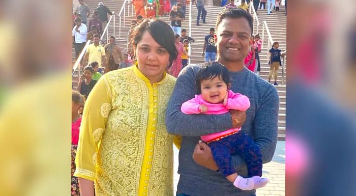 Mehul Patel's wife, Vibha, and their daughter, Aarya, are stuck in Rajkot, Gujarat. Patel has been separated from them since February, and on Friday, he missed his daughter's first birthday.