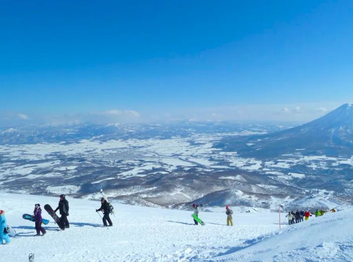 Carve through the powder at Niseko.