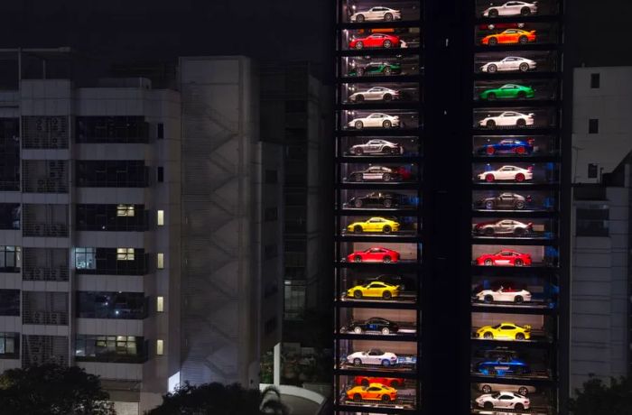 Autobahn's supercar vending machine.