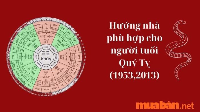Phân tích các hướng nhà phù hợp cho người tuổi Quý Tỵ.