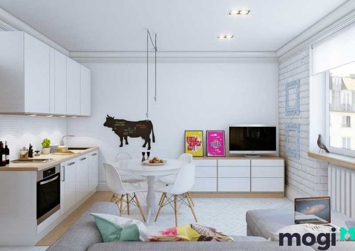 Thiết kế căn hộ studio đẹp 30m2 tiện ích và thông minh
