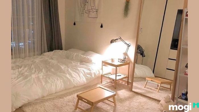 Mẫu decor phòng trọ không gác phong cách 6