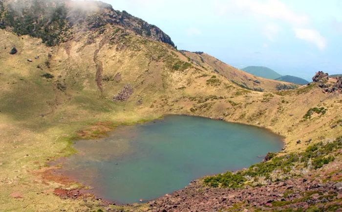 Hallasan is the highest mountain in South Korea.