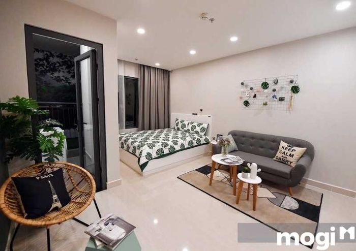 Thiết kế căn hộ studio đẹp 20m2 thoáng mát