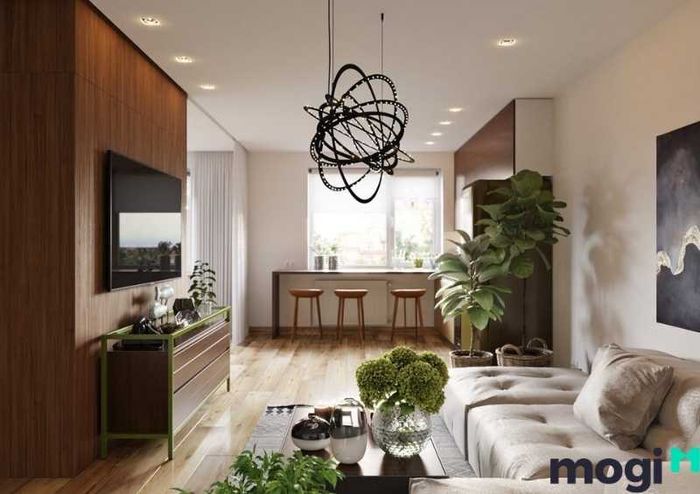 Việc thiết kế khu vực phòng ngủ khép kín sẽ giúp căn hộ studio trở nên đẹp và thoải mái hơn.