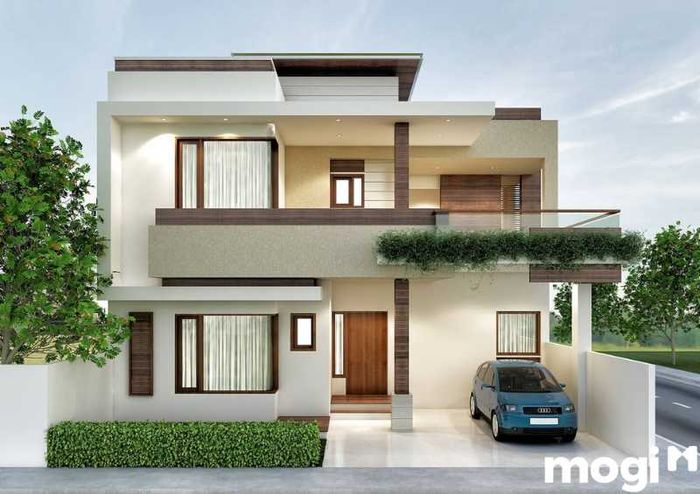 Phong cách cổ điển trong thiết kế nhà 2 mặt tiền