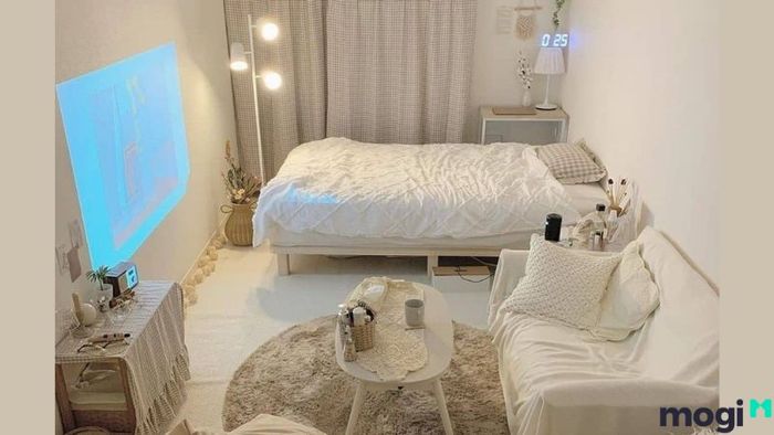 Mẫu decor phòng trọ không gác phong cách 7