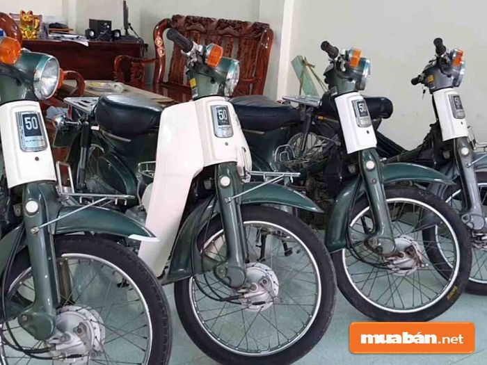 Kiểm tra chi tiết phụ tùng trên xe cub 50 cũ
