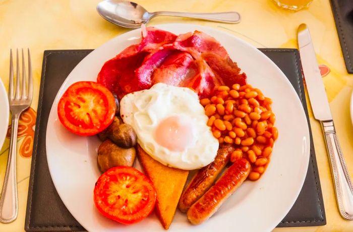 The fried breakfast has become a true emblem of British cuisine, a hearty staple that represents the nation's love for indulgence and comfort.