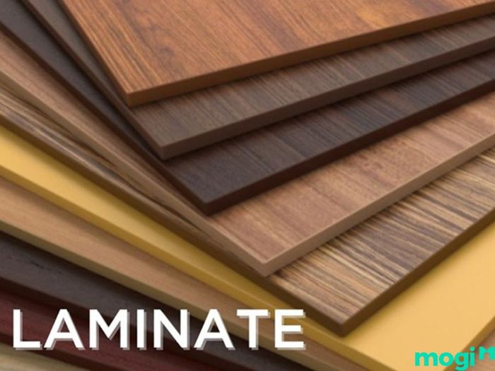 Laminate là một loại vật liệu hiện đại được ứng dụng trong thiết kế nội thất