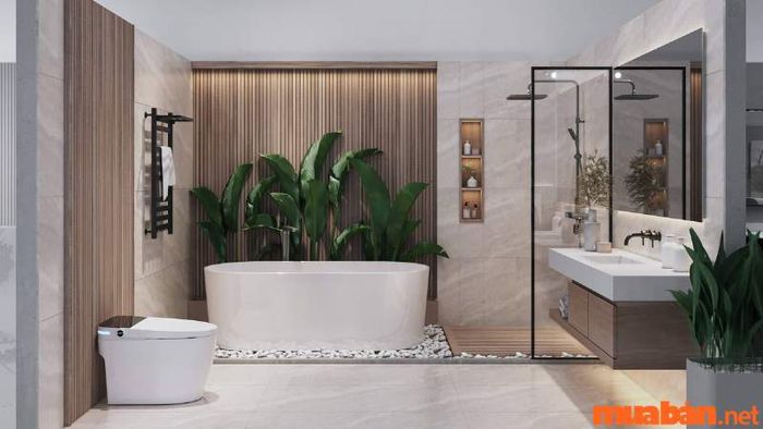 Hướng nhà tắm và nhà vệ sinh phù hợp cho gia chủ tuổi Canh Dần