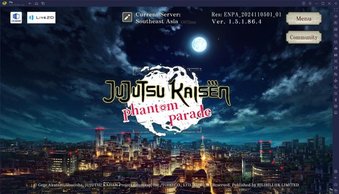 Trải nghiệm nhập vai chú thuật sư đỉnh cao trong Jujutsu Kaisen Phantom Parade trên PC với BlueStacks