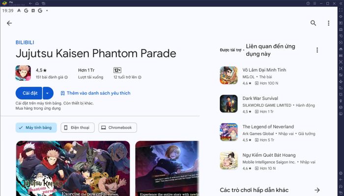 Trải nghiệm nhập vai chú thuật sư ngay trong Jujutsu Kaisen Phantom Parade trên PC với BlueStacks