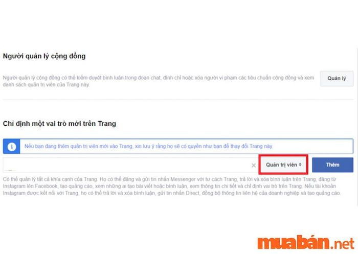 Hướng dẫn thêm quản trị viên cho Fanpage