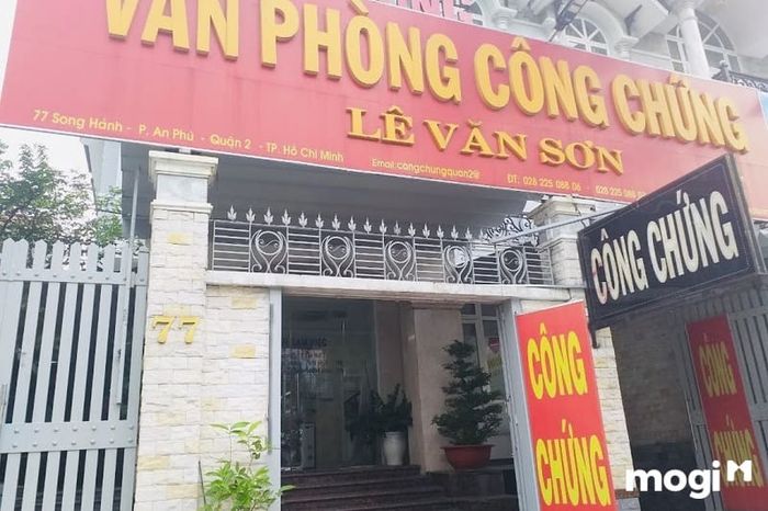 Văn phòng công chứng Lê Văn Sơn là một trong những địa chỉ uy tín tại Thủ Đức