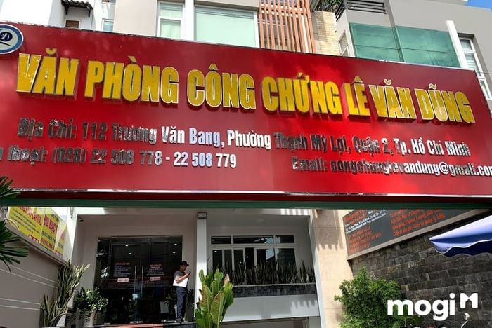 Văn phòng công chứng Lê Văn Dũng là một trong những địa chỉ công chứng uy tín tại TP.HCM