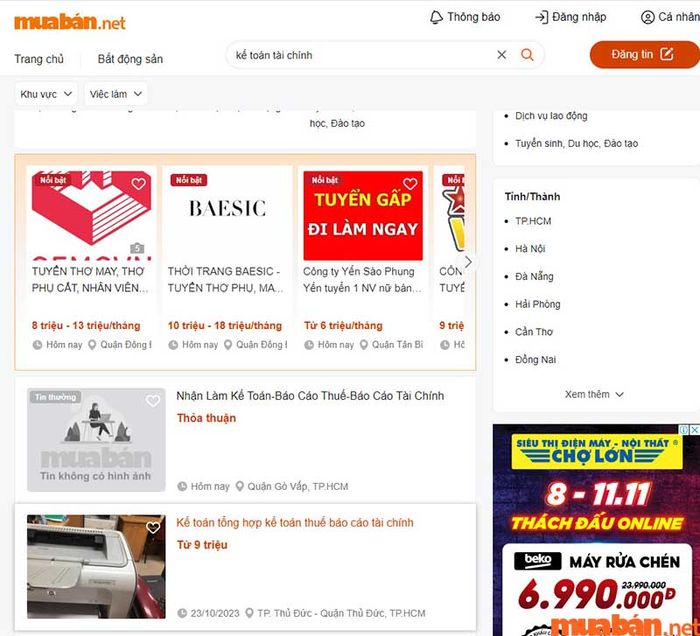 Tìm kiếm cơ hội việc làm trong ngành kế toán tài chính tại Mytour