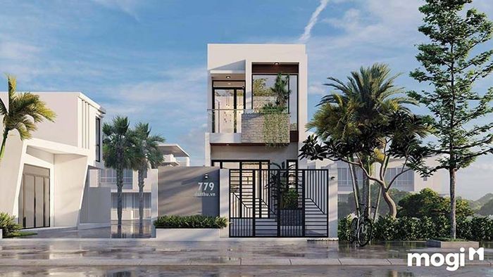 Xây nhà 1 trệt 1 lầu giúp tiết kiệm thời gian thi công.