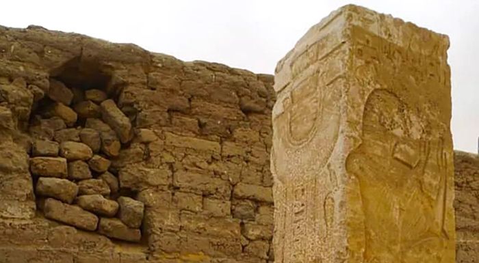 Saqqara is a historic burial ground located south of Cairo.