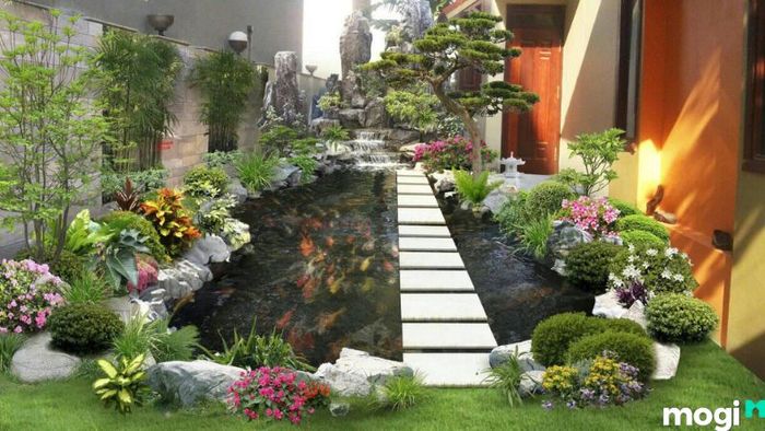 Tiểu cảnh hồ cá – Sự kết hợp tinh tế giữa thiên nhiên và nghệ thuật trang trí