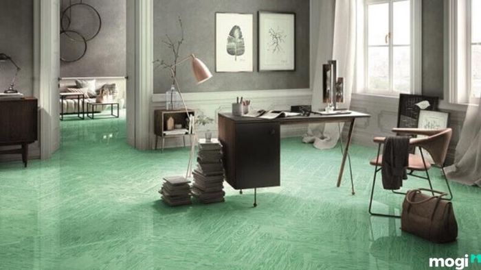 Gạch lát nền nhà hợp với mệnh Mộc