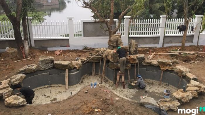 Vật liệu xây dựng hồ cá