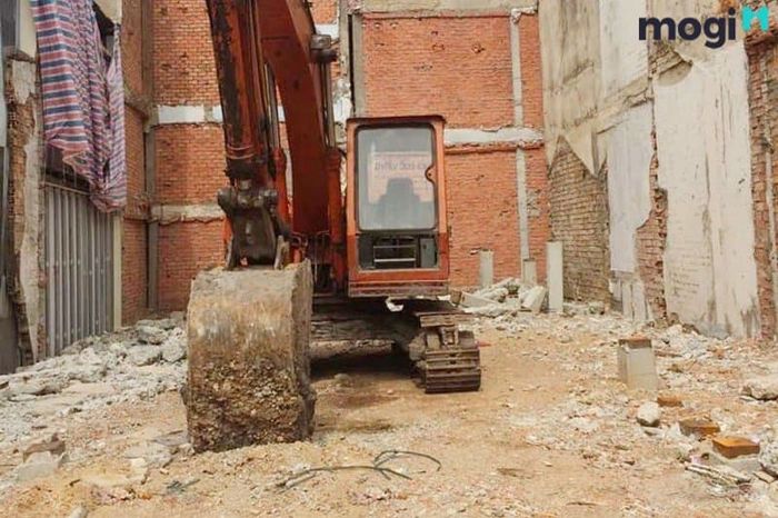 Chuẩn bị mặt bằng cho thi công công trình